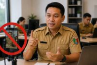 Ilustrasi larangan live streaming ASN Pemkab Tanggamus untuk kepentingan pribadi | Foto Ilustrasi Media Prioritastv.com.