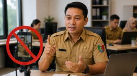 Ilustrasi larangan live streaming ASN Pemkab Tanggamus untuk kepentingan pribadi | Foto Ilustrasi Media Prioritastv.com.