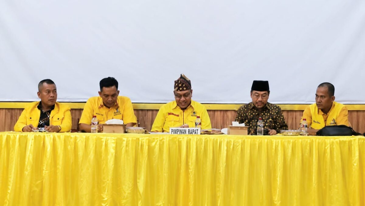 Rapat pleno Golkar Tanggamus di Aula DPD Golar Lampung, Senin 8 Juni 2026 | ist/Media Prioritastv.com.
