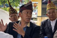 Usman Mursyid, S.Ag, gelar Raden Duta Agama, Juru Bicara 3 Marga Tanggamus, Marga Turgak, Marga Blungueh, dan Marga BeNyata saat melaksanakan audensi di Polres Tanggamus beberapa waktu lalu | ist/Media Prioritastv.com.