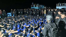 Proses pemindahan 134 Napi beresiko tinggi dari Pulau Sumatera ke Nusakambangan, Senin 8 Juni 2026 | Dok. Ditjenpas Kemen Imipas.