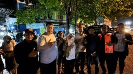 Asisten II Bidang Perekonomian dan Pembangunan Pemkab Tanggamus Hendra Wijaya Mega saat memimpin penataan Pasar Gisting, Selasa 9 Juni 2026 | Herdi/Media Prioritastv.com.