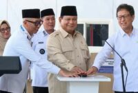 Presiden Prabowo saat meresmikan RSUD KH Muhammad Thohir Pesisir Barat, Rabu 10 Juni 2026 | Suroso/Media Prioritastv.com.