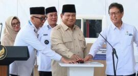 Presiden Prabowo saat meresmikan RSUD KH Muhammad Thohir Pesisir Barat, Rabu 10 Juni 2026 | Suroso/Media Prioritastv.com.