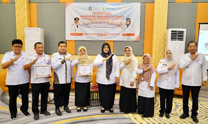 Advokasi persiapan pelayanan kesehatan gratis Pemkab Pringsewu di Hotel Regency Gading Rejo, Rabu 10 Juni 2026 | Samuel/Media Prioritastv.com.