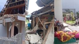 Kolase foto sejumlah kerusakan di beberapa wilayah Sulawesi Tengah dan saat pasien RS Samaritan Palu dievakuasi ke luar ruangan, Selasa 16 Juni 2026 | ist/Media Prioritastv.com.
