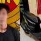 Tersangka MZD yang berhasil ditangkap dan sepeda motor korban yang diamankan petugas, Rabu 17 Juni 2026 | Dok. Humas Polres Lampung Tengah.