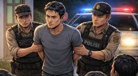 Ilustrasi Target Operasi yang ditangkap Polisi saat melamar janda di Pulau Panggung, Tanggamus, Rabu 17 Juni 2026.