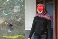 Kolase foto lokasi penusukan dan korban yang beredar di media sosial, Sabtu 27 Juni 2026 | ist/Media Prioritastv.com.