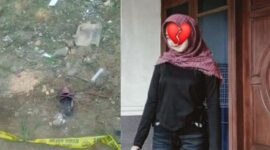 Kolase foto lokasi penusukan dan korban yang beredar di media sosial, Sabtu 27 Juni 2026 | ist/Media Prioritastv.com.