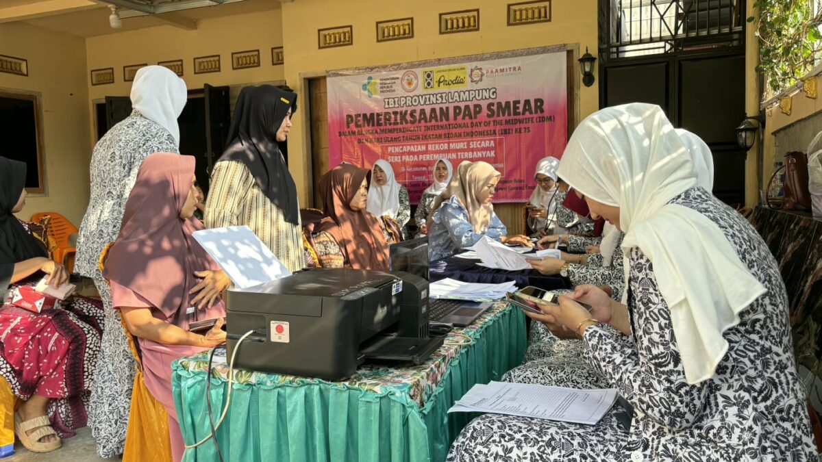 Kegiata PAP Smear di Kabupaten Tanggamus dukung Rekor MURI Provinsi Lampung | ist/Media Prioritastv.com.