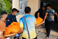 Pelaku yang tertembak dan meninggal dunia saat dievakuasi ke rumah sakit, Minggu 28 Juni 2026 | Dok. Humas Polres Tulang Bawang.