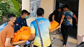 Pelaku yang tertembak dan meninggal dunia saat dievakuasi ke rumah sakit, Minggu 28 Juni 2026 | Dok. Humas Polres Tulang Bawang.