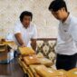 Barang bukti ganja 24 kilogram yang diamankan di salah satu kawasan PO Bus Pringsewu yang ditampilkan dalam konferensi pers di Mapolres Pringsewu, Senin 29 Juni 2026 | Samuel/Media Prioritastv.com.