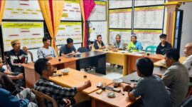 Musyawarah yang difasilitasi Pemerintah Pekon Ulu Semong terkait dana pembangunan masjid Dusun Induk, pada 18 Mei 2026, lalu | ist/Media Prioritastv.com.