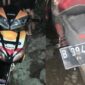 Kolase foto sepeda motor diduga milik pencuri yang ditinggalkan di Blok 3 Pekon Tekad, Pulau Panggung, Tanggamus, Senin 29 Juni 2026, dinihari | Dok. Facebook Putri Wa.