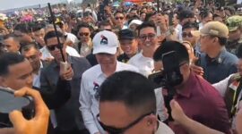 Ribuan Warga Padati Maliosewu Saat Jokowi Berkunjung, Pedagang Ikut Ketiban Berkah (Foto: istimewa)