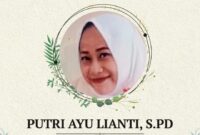 Flyer informasi meninggalnya Miss Putri Ayu Lianti, Guru Bahasa Inggris SMAN 2 Kota Agung, Tanggamus | ist/Media Prioritastv.com.