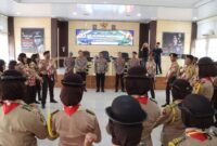 Selama 4 Hari, 37 Anggota Kontingen Saka Bhayangkara Tanggamus Ikuti Lokabhara Ke-V Tingkat Polda Lampung