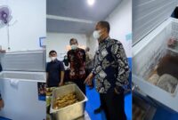 Bupati Pringsewu saat sidak salah satu dapur MBG di kabupaten setempat, Kamis 30 Juli 2026 | Dok. Facebok Riyanto Pamungkas.