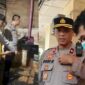 Kolase foto saat polisi melakukan pemeriksaan TKP dan saat tersangka Malfino Marcel setelah ditangkap | ist/Media Prioritastv.com.