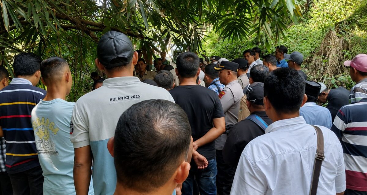 Kegiatany Pemeriksaan Setempat lahan yang memiliki mata air di wilayah Pekon Sukaraja, Kecamatan Gunung Alip, Kabupaten Tangamus, Provinsi Lampung, Senin 31 Agustus 2026 | ist/Media Prioritastv.com.