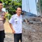 Kolase foto saat Kapolsek Limau mendatangi lokasi kebakaran lahan di kawasan Gunung Mergung, Pekon Banjar Agung, Kecamatan Limau dan personilnya area perkebunan di Pekon Umbar, Kecamatan Kelumbayan, Rabu 26 Agustus 2026 | Dok. Humas Polres Tanggamus.