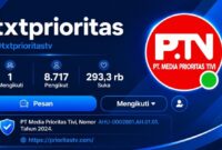 Akun TikTok @txtprioritas Resmi Diluncurkan, Perkuat Branding Digital PT Media Prioritas Tivi