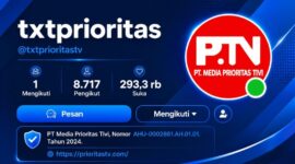 Akun TikTok txtprioritas, Branding media sosial PT Media Prioritas Tivi.