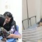 Kolase foto saat Yono 'Mas Mullet' saat dijenguk rekannya dan foto diduga lawan tabrakan mas mullet yang masih di salah satu rumah sakit | ist/Media Prioritastv.com.