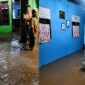 Salah satu rumah warga Pekon Negeri Ngarip, Wonosobo, Tanggamus yang tergenang akibat luapan banjir paska gorong-gorong ambrol, Sabtu 1 Agustus 2026, malam | ist/Media Prioritastv.com.