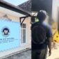 Kolase foto kantor KPPG Bandar Lampung dan saat oknum Kepala SPPG di Tanggamus yang digrebek istri sah | ist/Media Prioritastv.com.