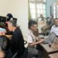 Kolase foto saat pemeriksaan dua tersangka oleh Balai Gakkum Kehutanan Wilayah Sumatera | Dok : Balai Gakkum Wilayah Sumatera.