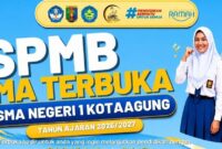 Flyer SPMB SMA Terbuka SMA Negeri 1 Kota Agung Tanggamus, Tahun Ajaran 2026/2027 | ist/Media Prioritastv.com.