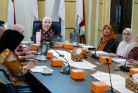 Wagub Lampung Jihan Nurlela saat memimpin rapat secara virtual dari Ruang Sakai Sambayan, Kantor Gubernur Lampung, Kamis 6 Agustus 2026 | ist/Media Prioritastv.com.