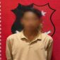 Tersangka S yang berhasil ditangkap Polres Pesisir Barat.