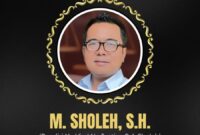 Flyer meninggalnya Cak Sholeh yang diterima kantor Media Prioritastv.com Jawa Timur, Jumat 7 Agustus 2026 |