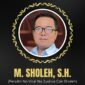 Flyer meninggalnya Cak Sholeh yang diterima kantor Media Prioritastv.com Jawa Timur, Jumat 7 Agustus 2026 |