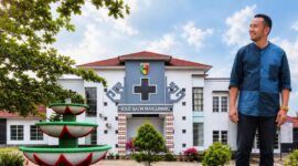 Rumah Sakit Umum Daerah Batin Mangunang (RSUDBM) Kota Agung dan Ketua FORMAT Tanggamus yang memberikan sorotan soal BPJS Non Aktif | ist/Media Prioritastv.com.