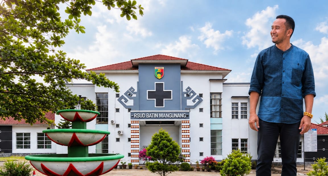 Rumah Sakit Umum Daerah Batin Mangunang (RSUDBM) Kota Agung dan Ketua FORMAT Tanggamus yang memberikan sorotan soal BPJS Non Aktif | ist/Media Prioritastv.com.