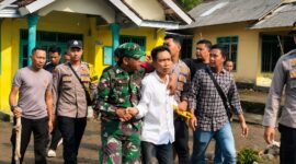 Diduga ODGJ terduga pelaku pembacokan di Peko Kagungan, Kota Agung Timur saat dievakuasi dari kediamannya | Dok. instagram Kodim 0424 Tanggamus.