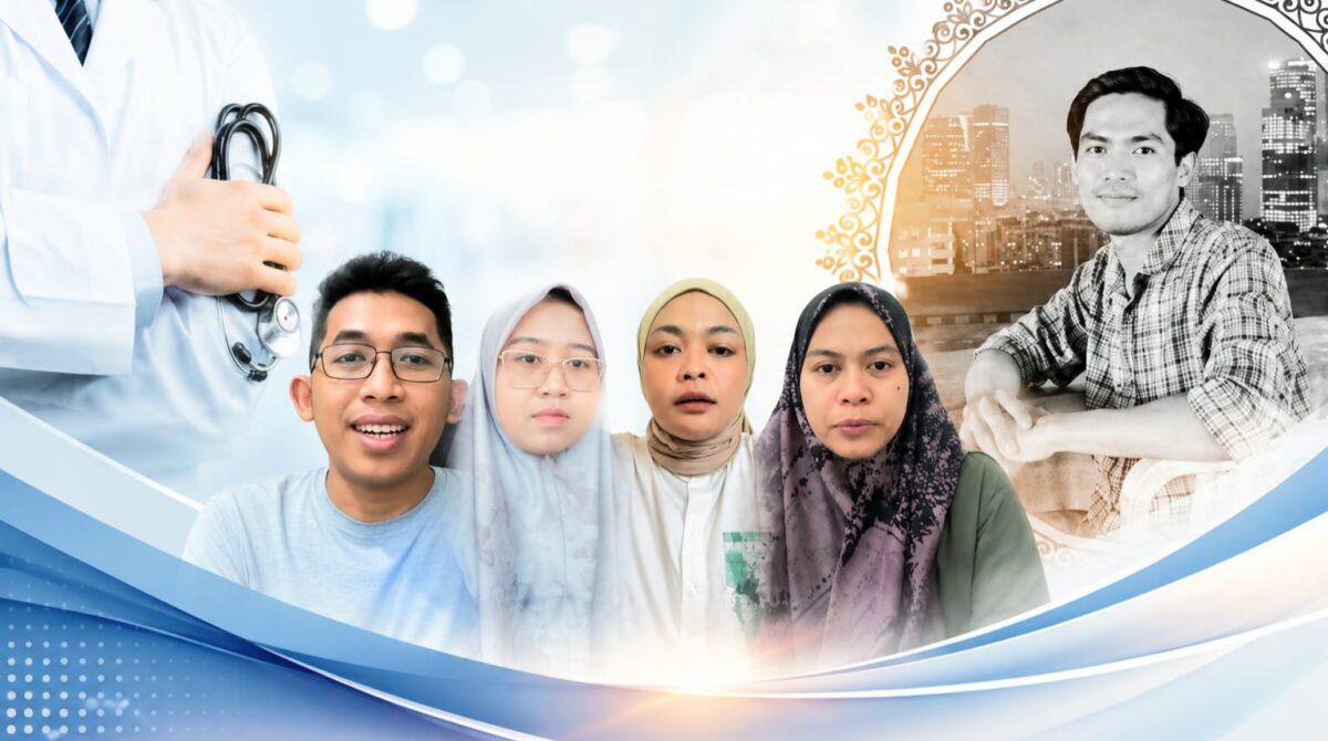 Kolase foto para Nakes yang menyampaikan permintaan maaf dan flyer meninggalnya Pasien BPJS Kesehatan Yusrizal | ist/Media Prioritastv.com.