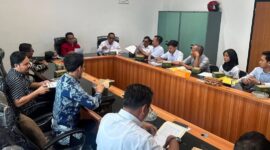 Ketua Komisi IV DPRD Pringsewu Hi. Agus Irwanto, S.E. saat menerima audensi PBSI dan Disdik Pringsewu, Rabu 5 Agustus 2026 | ist/Media Prioritastv.com.