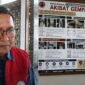 Jeffri Sembiring, Manajer Maintenance PT PGE saat memberikan keterangan pers usai sosialisasi para pakar gempa di Balai Pekon Ngarip, Ulu Belu, Tanggamus, Kamis 27 Agustus 2026 | Herdi/Media Prioritastv.com.