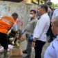 Polisi saat melakukan identifikasi penemuan mayat bayi di saluran air Pasar Tugu, Tanjung Karang Timur Bandar Lampung Senin 24 Agustus 2026 | Dok. Humas Polda Lampung.