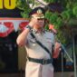 Kapolres Tanggamus AKBP Rahmad Sujatmiko saat memimpin upacara Hari Juang Polri 2026 di Lapangan Mapolres setempat, Jumat 21 Agustus 2026 | Dok. Humas Polres Tanggamus.