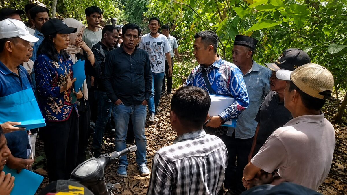 Kegiatany Pemeriksaan Setempat lahan yang memiliki mata air di wilayah Pekon Sukaraja, Kecamatan Gunung Alip, Kabupaten Tangamus, Provinsi Lampung, Senin 31 Agustus 2026 | ist/Media Prioritastv.com.