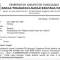 Surat imbauan BPBD Tanggamus.