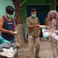 Pembagian masker di wilayah kerja Pusksesmas Martanda, Pematang Sawa, Tanggamus, Sabtu 5 September 2026 | ist/ Media Prioritastv.com.