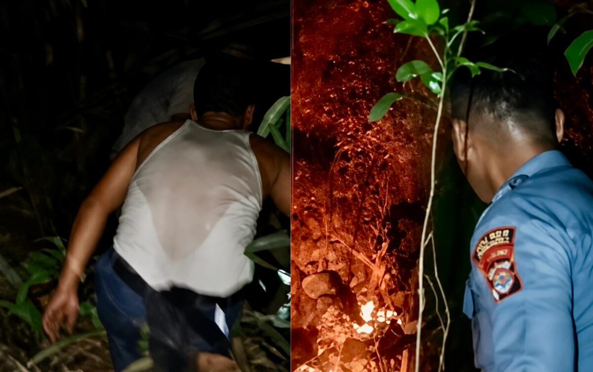 Kolase foto saat tim berjibaku melakukan pemadaman api di kawasan Bukit Kepar, Pekon Panjirejo, Kecamatan Gading Rejo, Kabupaten Pringsewu, Provinsi Lampung, Kamis 3 September 2026, malam | ist/Media Prioritastv.com.